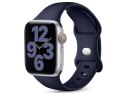 Alogy Sportowy pasek Alogy gumowy do Apple Watch 42/44/45/49mm Granatowy