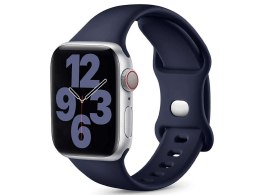 Alogy Sportowy pasek Alogy gumowy do Apple Watch 42/44/45/49mm Granatowy