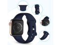 Alogy Sportowy pasek Alogy gumowy do Apple Watch 42/44/45/49mm Granatowy