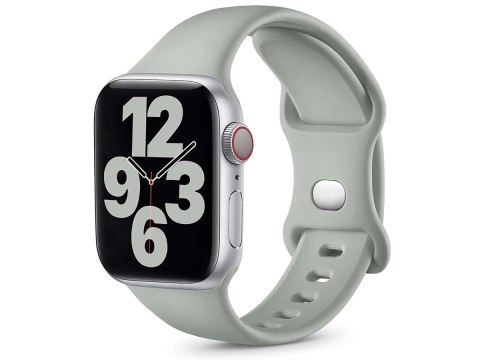 Alogy Sportowy pasek Alogy gumowy do Apple Watch 42/44/45/49mm Szary Alogy Sportowy pasek Alogy gumowy do Apple Watch 42/44/45/49mm Szary