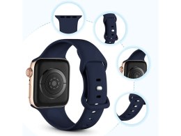Alogy Sportowy pasek Alogy silikonowy do Apple Watch 38/40/41mm Granatowy