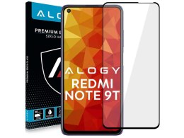 Alogy Szkło Alogy Full Glue case friendly do Xiaomi Redmi Note 9T Czarne
