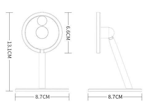 Alogy Uchwyt stojak do ładowarki Qi MagSafe na biurko Alogy do iPhone 12 Szary Alogy Uchwyt stojak do ładowarki Qi MagSafe na biurko Alogy do iPhone 12 Szary
