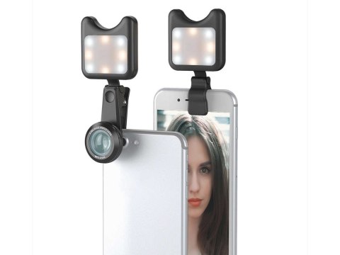 Apexel Apexel APL-3663FL Obiektyw 0.36X Wide Angle 15X Makro +Lampka LED black Apexel Apexel APL-3663FL Obiektyw 0.36X Wide Angle 15X Makro +Lampka LED black