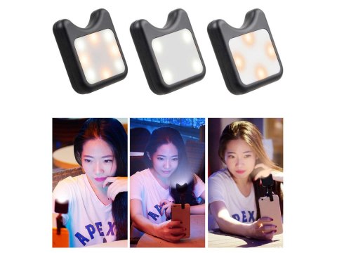 Apexel Apexel APL-3663FL Obiektyw 0.36X Wide Angle 15X Makro +Lampka LED black Apexel Apexel APL-3663FL Obiektyw 0.36X Wide Angle 15X Makro +Lampka LED black
