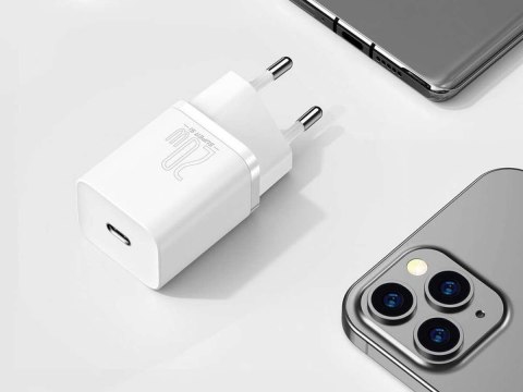 Baseus Ładowarka sieciowa Baseus Super Si Quick Charger 1C 20W White Baseus Ładowarka sieciowa Baseus Super Si Quick Charger 1C 20W White