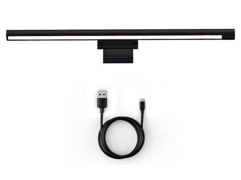 Baseus Regulowana lampa LED na monitor komputera Baseus I-Wok Pro z klipsem Czarna Baseus Regulowana lampa LED na monitor komputera Baseus I-Wok Pro z klipsem Czarna