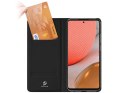 Dux Ducis Etui ochronne z klapką Dux Ducis Skin skórzane do Samsung Galaxy A72 Czarne