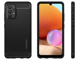Spigen Etui Spigen Rugged Armor do Samsung Galaxy A52s/ A52 LTE/ 5G Matte Black