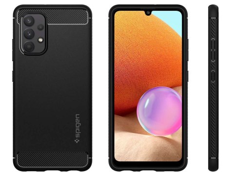 Spigen Etui Spigen Rugged Armor do Samsung Galaxy A52s/ A52 LTE/ 5G Matte Black Spigen Etui Spigen Rugged Armor do Samsung Galaxy A52s/ A52 LTE/ 5G Matte Black