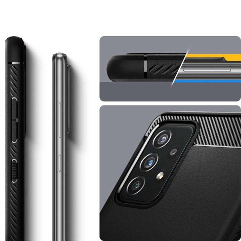 Spigen Etui Spigen Rugged Armor do Samsung Galaxy A52s/ A52 LTE/ 5G Matte Black Spigen Etui Spigen Rugged Armor do Samsung Galaxy A52s/ A52 LTE/ 5G Matte Black