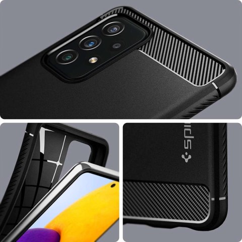 Spigen Etui Spigen Rugged Armor do Samsung Galaxy A52s/ A52 LTE/ 5G Matte Black Spigen Etui Spigen Rugged Armor do Samsung Galaxy A52s/ A52 LTE/ 5G Matte Black
