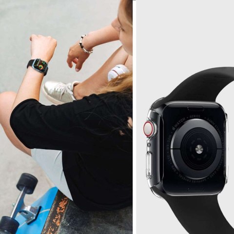 Spigen Etui Spigen Thin Fit do Apple Watch Series 4/5/6/SE 40mm Crystal Clear Spigen Etui Spigen Thin Fit do Apple Watch Series 4/5/6/SE 40mm Crystal Clear