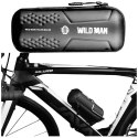 Wildman Etui torba sakwa na bidon uchwyt rowerowy Wildman Bag E3 0,8l Czarny