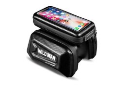 Wildman Etui torba sakwa na rower uchwyt rowerowy Wildman Bag E6S 1,2l 6.7 Czarny