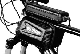 Wildman Etui torba sakwa na rower uchwyt rowerowy Wildman Bag E6S 1,2l 6.7 Czarny