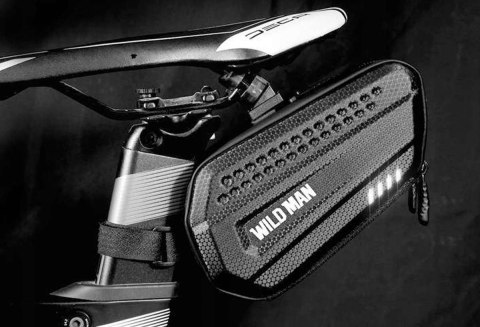 Wildman Etui torba sakwa na rower uchwyt rowerowy Wildman Bag ES7 1,2l Czarny Wildman Etui torba sakwa na rower uchwyt rowerowy Wildman Bag ES7 1,2l Czarny