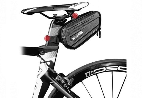 Wildman Etui torba sakwa na rower uchwyt rowerowy Wildman Bag ES7 1,2l Czarny Wildman Etui torba sakwa na rower uchwyt rowerowy Wildman Bag ES7 1,2l Czarny