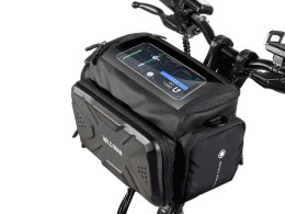 Wildman Etui torba sakwa na rower uchwyt rowerowy Wildman Bag GS6 4l 7 cali Czarny