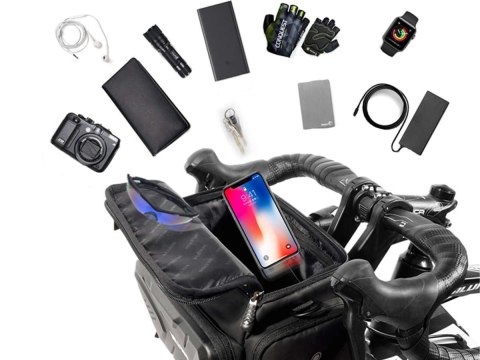 Wildman Etui torba sakwa na rower uchwyt rowerowy Wildman Bag GS6 4l 7 cali Czarny Wildman Etui torba sakwa na rower uchwyt rowerowy Wildman Bag GS6 4l 7 cali Czarny