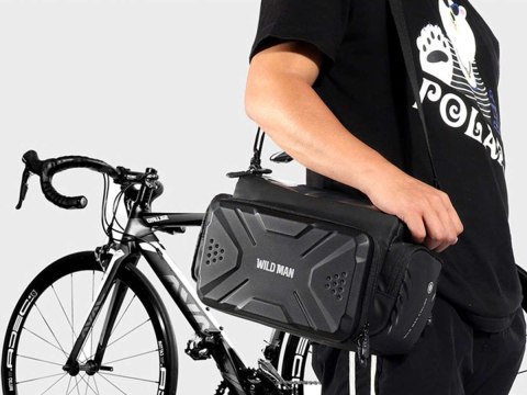 Wildman Etui torba sakwa na rower uchwyt rowerowy Wildman Bag GS6 4l 7 cali Czarny Wildman Etui torba sakwa na rower uchwyt rowerowy Wildman Bag GS6 4l 7 cali Czarny