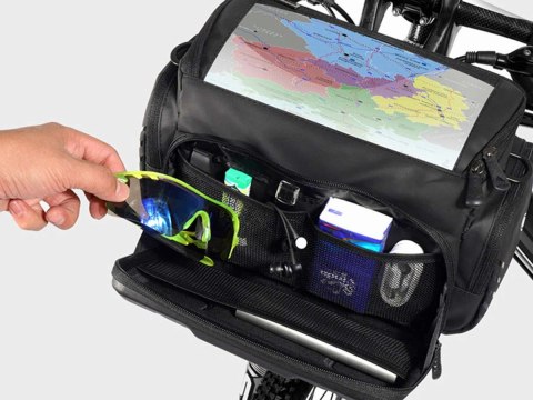 Wildman Etui torba sakwa na rower uchwyt rowerowy Wildman Bag GS6 4l 7 cali Czarny Wildman Etui torba sakwa na rower uchwyt rowerowy Wildman Bag GS6 4l 7 cali Czarny