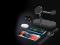 4kom.pl Ładowarka bezprzewodowa indukcyjna Qi MagSafe 3w1 do iPhone/AirPods/Watch Black