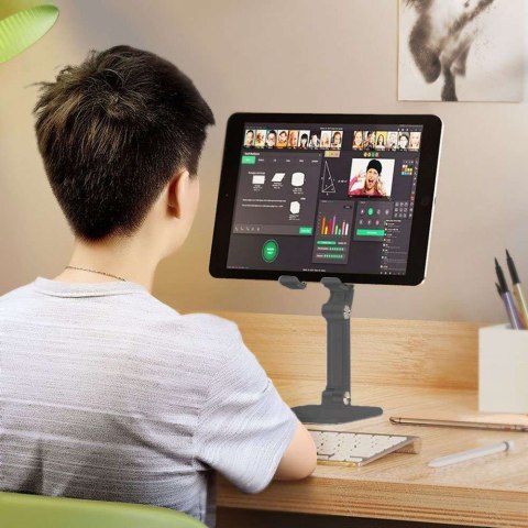 4kom.pl Uniwersalny uchwyt Z3 stojak podstawka na telefon/ tablet do 13 cali Grey 4kom.pl Uniwersalny uchwyt Z3 stojak podstawka na telefon/ tablet do 13 cali Grey