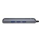 Baseus Adapter HUB 6w1 Baseus USB-C na 3x USB 3.0 + HDMI + RJ45 + USB-C PD