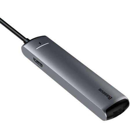 Baseus Adapter HUB 6w1 Baseus USB-C na 3x USB 3.0 + HDMI + RJ45 + USB-C PD Baseus Adapter HUB 6w1 Baseus USB-C na 3x USB 3.0 + HDMI + RJ45 + USB-C PD