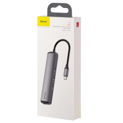 Baseus Adapter HUB 6w1 Baseus USB-C na 3x USB 3.0 + HDMI + RJ45 + USB-C PD Baseus Adapter HUB 6w1 Baseus USB-C na 3x USB 3.0 + HDMI + RJ45 + USB-C PD