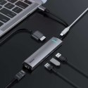Baseus Adapter HUB 6w1 Baseus USB-C na 3x USB 3.0 + HDMI + RJ45 + USB-C PD