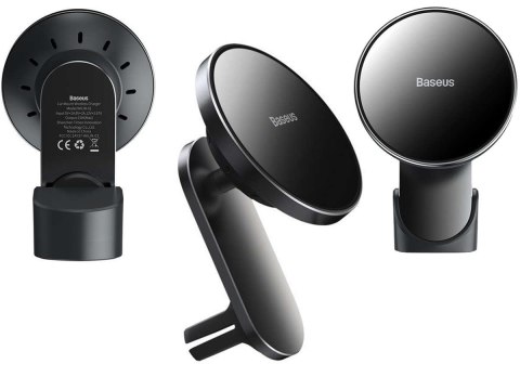Baseus Baseus Big Energy Uchwyt samochodowy z ładowaniem indukcyjnym Mgasafe 15W do iPhone Baseus Baseus Big Energy Uchwyt samochodowy z ładowaniem indukcyjnym Mgasafe 15W do iPhone