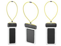 Baseus Baseus Etui wodoodporne wodoszczelne do telefonu 7,2'' IPX8 Czarno-żółty