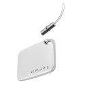 Baseus Bezprzewodowy Lokalizator GPS brelok smyczka Bluetooth Baseus T2 do kluczy psa Biały