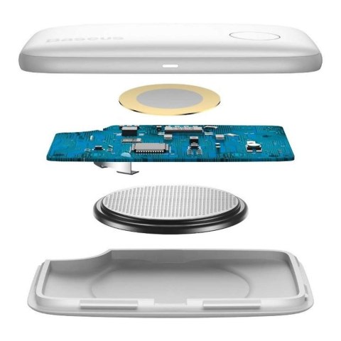 Baseus Bezprzewodowy Lokalizator GPS brelok smyczka Bluetooth Baseus T2 do kluczy psa Biały Baseus Bezprzewodowy Lokalizator GPS brelok smyczka Bluetooth Baseus T2 do kluczy psa Biały