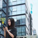 Baseus Bezprzewodowy Lokalizator GPS brelok smyczka Bluetooth Baseus T2 do kluczy psa Biały