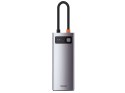 Baseus Hub 5w1 Baseus Metal Gleam Series, USB-C do 3x USB 3.0 + HDMI + USB-C PD