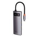 Baseus Hub 5w1 Baseus Metal Gleam Series, USB-C do 3x USB 3.0 + HDMI + USB-C PD