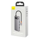 Baseus Hub 5w1 Baseus Metal Gleam Series, USB-C do 3x USB 3.0 + HDMI + USB-C PD