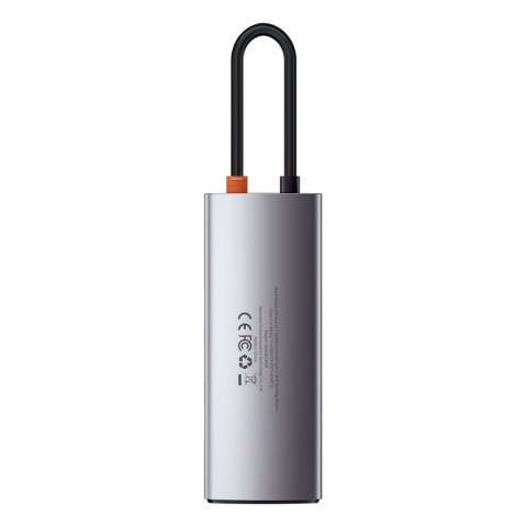 Baseus Hub 5w1 Baseus Metal Gleam Series, USB-C do 3x USB 3.0 + HDMI + USB-C PD Baseus Hub 5w1 Baseus Metal Gleam Series, USB-C do 3x USB 3.0 + HDMI + USB-C PD