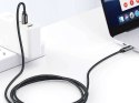 Baseus Kabel 1m Baseus przewód USB-C Type C z miernikiem prądu PD 5A 100W Black