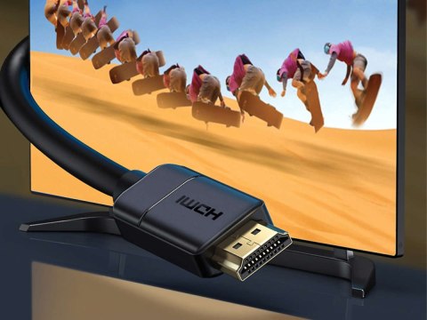Baseus Kabel HDMI 2.0 Baseus, 4K 60Hz, 3D, HDR, 18Gbps, 1m Czarny Baseus Kabel HDMI 2.0 Baseus, 4K 60Hz, 3D, HDR, 18Gbps, 1m Czarny
