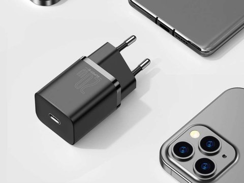 Baseus Ładowarka sieciowa Baseus Super Si Quick Charger 1C 20W Black Baseus Ładowarka sieciowa Baseus Super Si Quick Charger 1C 20W Black
