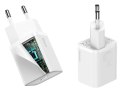 Baseus Ładowarka sieciowa Baseus Super Si USB-C kabel do iPhone 20W White
