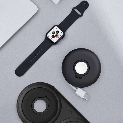 Baseus Organizer / uchwyt na ładowarkę do AppleWatch (czarna) Baseus Organizer / uchwyt na ładowarkę do AppleWatch (czarna)