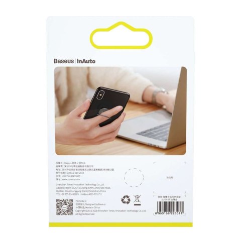 Baseus Uchwyt pierścień, ring holder Baseus Invisible do telefonu (szary) Baseus Uchwyt pierścień, ring holder Baseus Invisible do telefonu (szary)