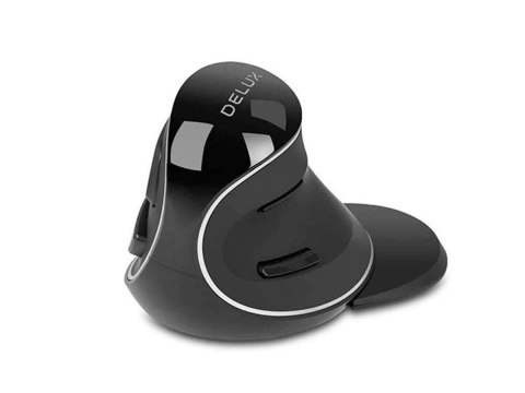 Delux Bezprzewodowa mysz pionowa Delux M618PD BT/2.4G 4200DPI 3 kanałowa Delux Bezprzewodowa mysz pionowa Delux M618PD BT/2.4G 4200DPI 3 kanałowa