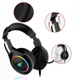 Havit Słuchawki gamingowe Havit GAMENOTE H2232D RGB USB+3.5mm
