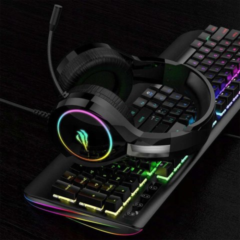 Havit Słuchawki gamingowe Havit GAMENOTE H2232D RGB USB+3.5mm Havit Słuchawki gamingowe Havit GAMENOTE H2232D RGB USB+3.5mm